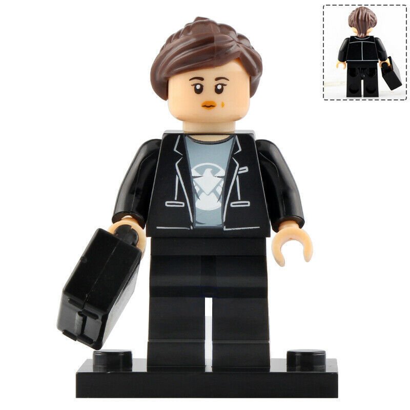 Agent Maria Hill - Spider-man Far From Home Marvel Minifigures Block Toy New
