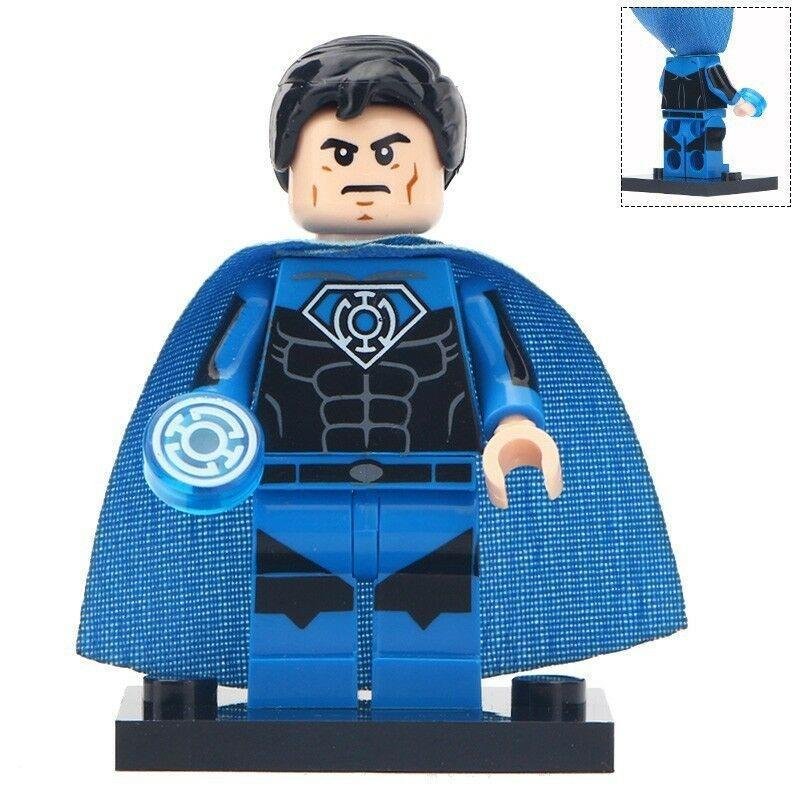 Blue Lantern Superman - DC Comics Figure For Custom Minifigures Gift Toy
