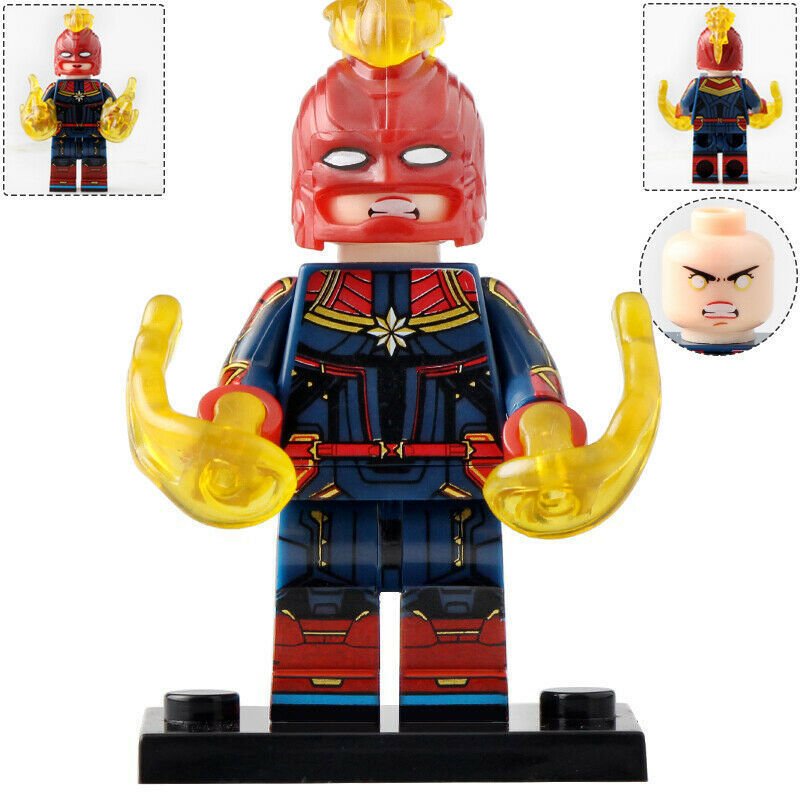 Captain Marvel (Attack) Marvel Avengers Endgame Minifigures Gift Collection