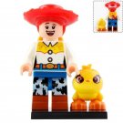Jessie and Ducky Minifigures Pixar Toy Story 4 Movies Disney Gift Toy New