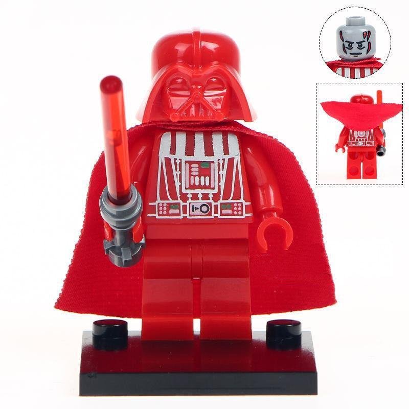 Blood Red Darth Vader - Star Wars Figure For Custom Minifigures Gift Toy