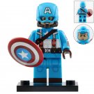 New Captain America - The First Avenger Marvel Minifigures (Light Blue Suit)