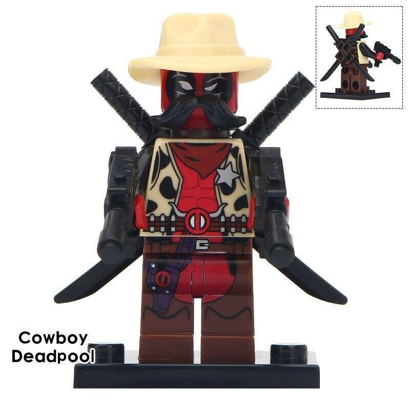 Deadpool Cowboy - Marvel Comics Minifigures Block Gift Toys