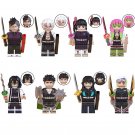 8pcs Kimetsu No Yaiba Demon Slayer Hashira Tengen Mitsuri Sanemi Minifigures Toy