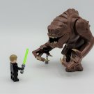 2pcs Star Wars Luke Skywalker vs Rancor Custom Minifigures Toys