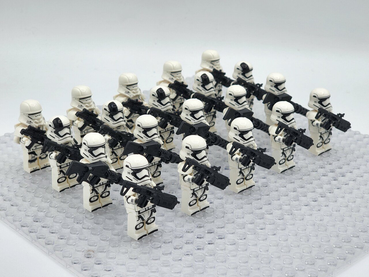 20pcs Star Wars First Order Army Jet Trooper Stormtrooper Corps Minifigures Toys