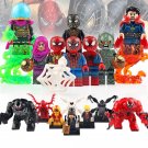 16pcs Venom Carnage Eddie and Spider-Man No Way Home Green Goblin Minifigures