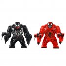 2pcs Big Size Carnage and Venom (Let There Be Carnage) Marvel Custom Minifigures