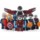 8pcs Marvel Zombies Captain America Iron Man Hawkeye Scarlet Witch Minifigures