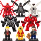 8pcs Venom Let There Be Carnage Cletus Kasady Eddie Brock Anti-Venom Minifigures