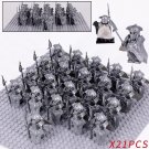 21pcs The Hobbit The Silvan Elves The Mirkwood Elf Palace Guard Minifigures Toys