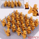 21pcs The Hobbit The Silvan Elves Army The Mirkwood Elf Soldiers Minifigures Toy