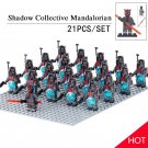 21pcs Star Wars Mandalorian Shadow Collective and Darth Maul Custom Minifigures
