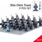 21pcs Star Wars Mandalorian Bo-Katan Nite Owls Death Watch troopers Minifigures