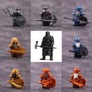 8pcs Erebor Royal Guard Dwarf Warrior The Hobbit Lord of the Rings Minifigures