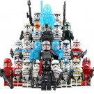 24pcs Collections Star Wars Darth Vader Stormtrooper Clone trooper Minifigures