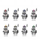 8pcs Star Wars Advanced Recon Commandos ARC Troopers Cards Colt Minifigures Toys