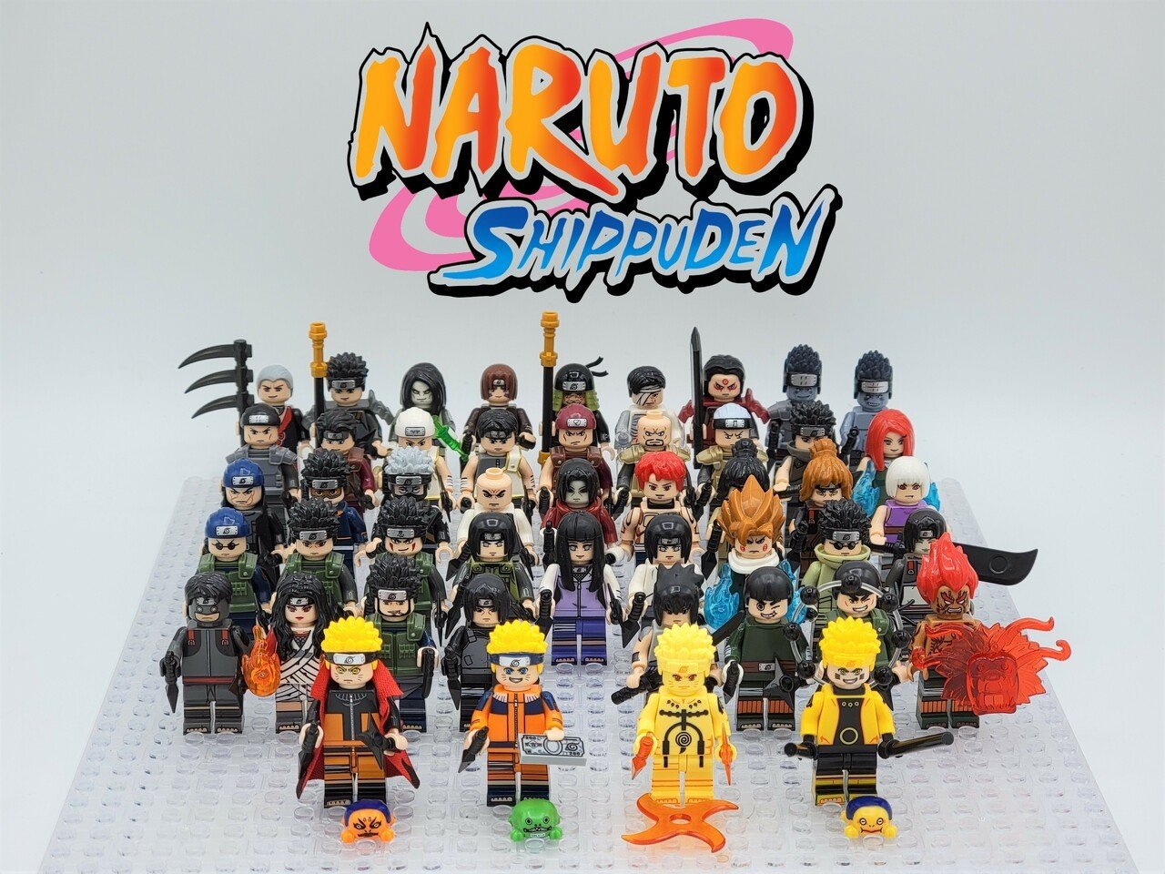 48pcs Collections Naruto Danzo Might Guy Asuma Neji Itachi Shisui Minifigures