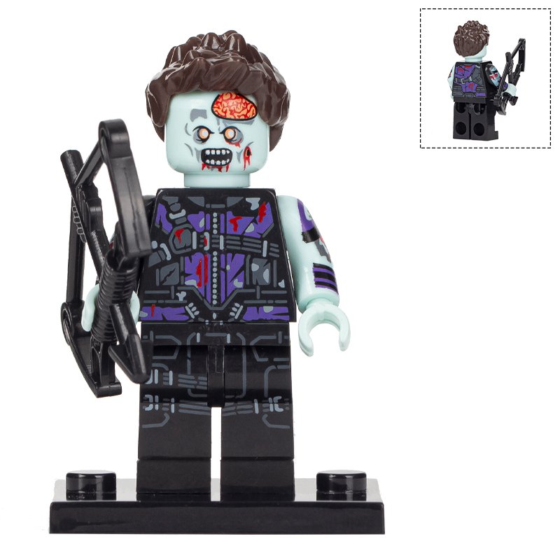 Zombie Hawkeye (What If Marvel Zombies) Minifigures Block Toys