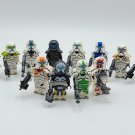 12pcs Star Wars Clone Commandos Delta Squad Custom Minifigures