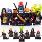 8pcs Naruto Series Akatsuki Group Nagato Konan Itachi Kisame Tobi Minifigures