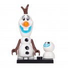 Olaf Snowman Disney Frozen Minifigures Block Toys