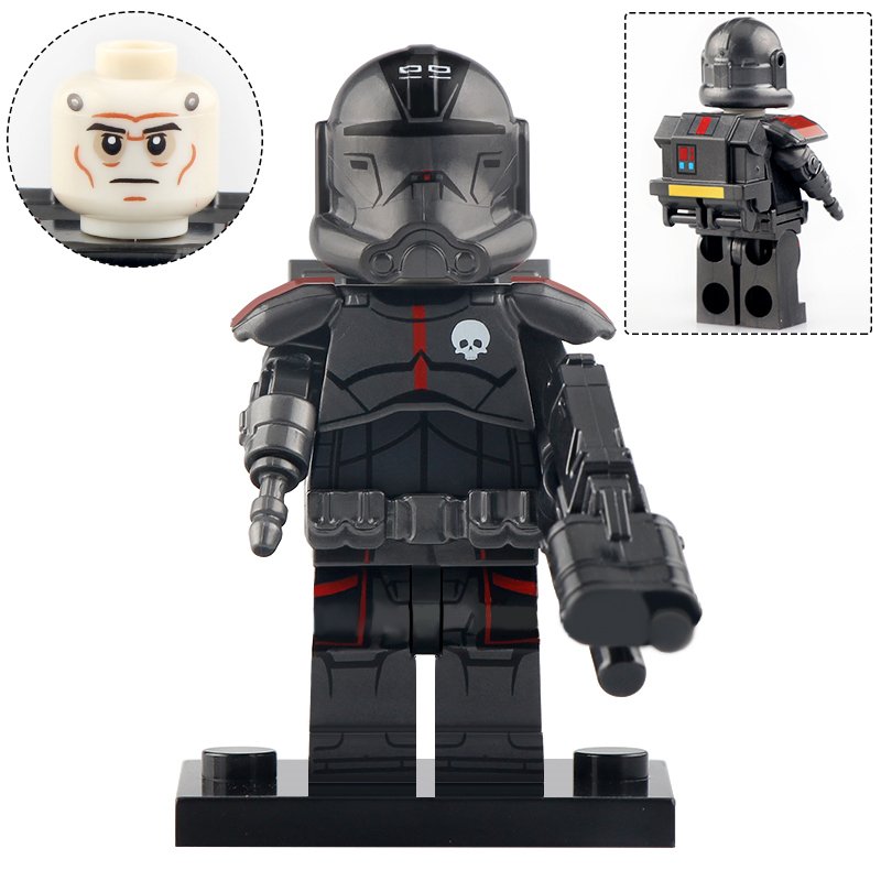 Echo (Clone Force 99) Star Wars The Bad Batch Minifigures Block Toys