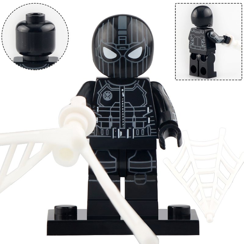 Spider-Man Night Monkey (Stealth Suit) No Way Home Minifigures Block Toys