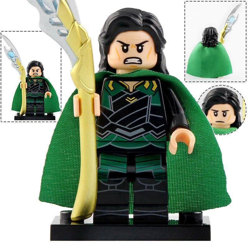 Loki (Scepter Included) Avengers Endgame Marvel Universe Minifigures Toys