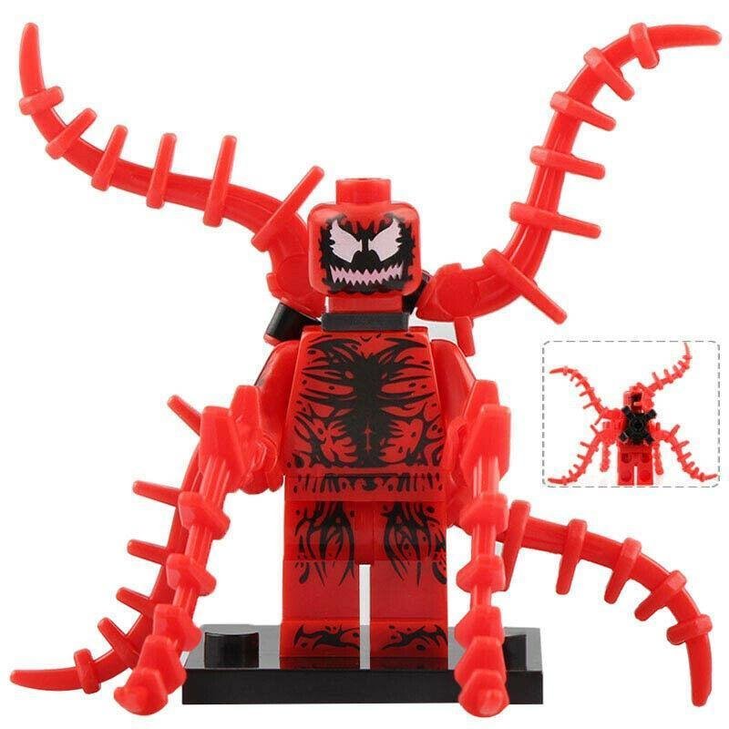 Carnage (Red Venom) Marvel Spider-Man theme Minifigure Block Toys Gift