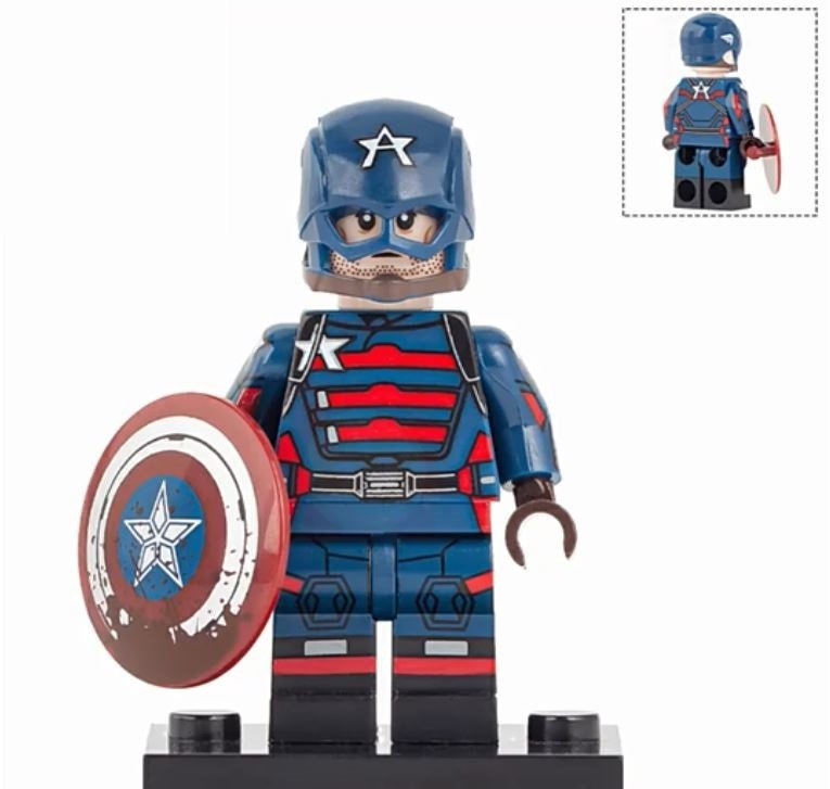 John Walker/Captain America/US Agent - Falcon and the Winter Soldier Minifigures