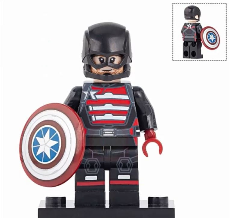 John Walker (US Agent) The Falcon and the Winter Soldier Minifigures Block Toy