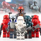 6pcs Star Wars Death Watch Mandalorian Bo-Katan Sith Jet Troopers Minifigures