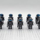 10pcs Star Wars Republic Clone Commandos Night Ops Custom Minifigures