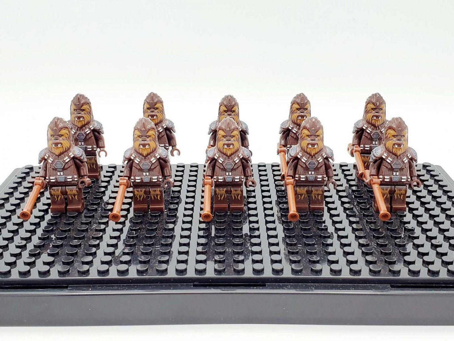 10pcs/set Star Wars Kashyyyk Wookiee army Tarfful Chewbacca Custom Minifigures