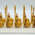 10pcs Spartan Warriors Roman Hoplites Soldiers Custom Minifigures Building Toys