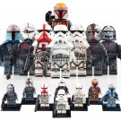 8pcs Star Wars The Bad Batch The Mandalorian Pre Vizsla Stormtrooper Minifigures