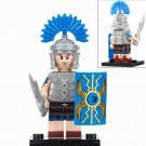 Roman Centurion (Costume Blue & Silver) Roman Legion Minifigures Block Toys