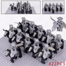 22pcs Mirkwood Elf Cavalry Royal Guard The Hobbit Lord of the Rings Minifigures