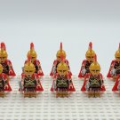 10pcs Medieval Spartan Female Warriors Spartan army Custom Minifigures Toys