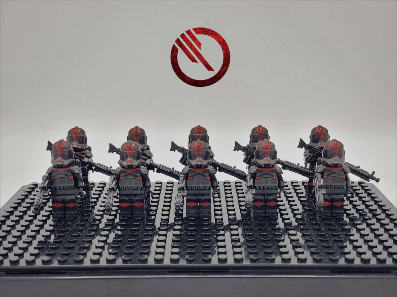 10pcs/set Star Wars Inferno Squad Troopers Custom Minifigures Building Toys