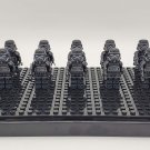 10pcs/set Star Wars The Force Unleashed Shadow Stormtrooper Custom Minifigures