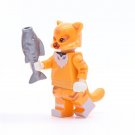 Cat Guy - Mascot Animal Costume Minifigures Block Toys