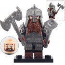 Armoured Dwarf Warrior The Hobbit The Battle of Five Armies Minifigures Toys