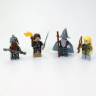 4pcs Gandalf Aragorn Legolas Gimli The Lord of the Rings Minifigures Toys