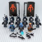 15pcs Star Wars Mandalorian Death Watch Nite Owl Bo-Katan Pre Vizsla Minifigures