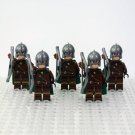 5pcs Rohirrim Archers The Rohan Soldiers The Lord of the Rings Minifigures