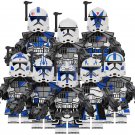 8pcs Star Wars 501st Battalion ARC Troopers Fives Echo Dogma Jesse Minifigures
