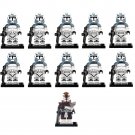 11Pcs Star Wars Commander Wolffe 104th Battalion Wolfpack troopers Minifigures