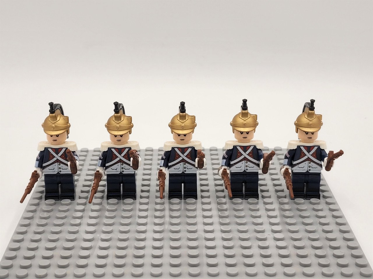 5Pcs Dutch Dragoons Cavalry The Dutch Army Napoleonic Wars Minifigures
